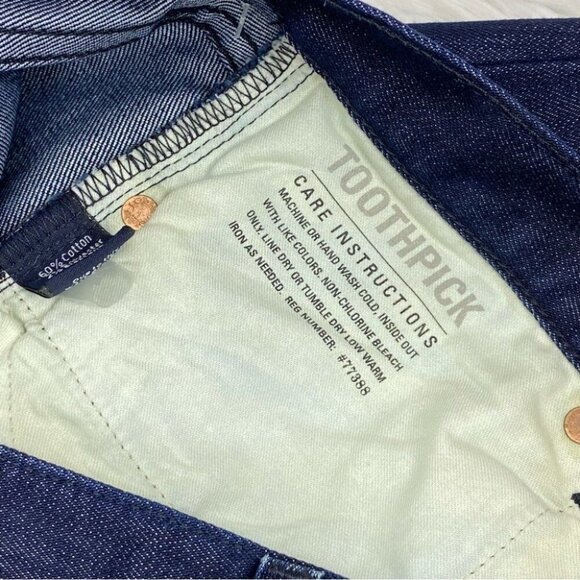 Lucky Brand Women’s Blue Toothpick Straight Leg Mid-Rise Jeans W29-32/L34 - Picture 10 of 14